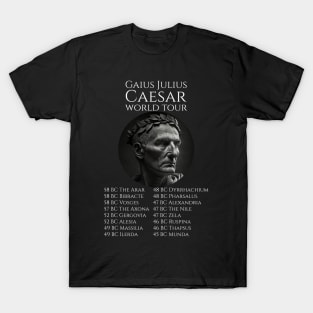 Gaius Julius Caesar World Tour - Ancient Rome History - SPQR T-Shirt